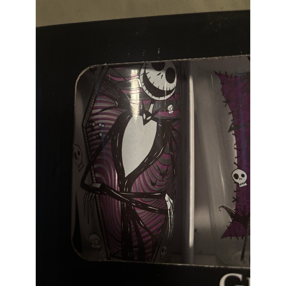 The Nightmare Before Christmas 4-piece Glassware set, 16 oz Each - Picture 2 of 5